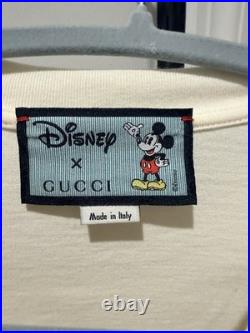 Gucci X Disney Mickey Mouse Beige T Shirt Sz L Brand New Rare 2020