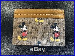 Gucci X Disney Mickey Mouse Limited Edition Card Case (Sold Out) BRAND NEW