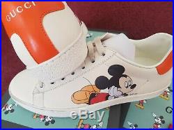 Gucci x Disney Mickey Mouse Ace Sneakers Women's size US 8, EU 38, UK 5