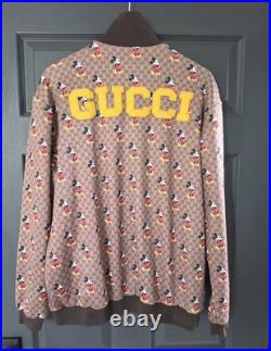 Gucci x Disney Mickey Mouse GG Supreme Jacket Size L Rare Cruise 2020