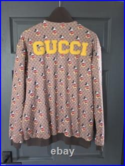 Gucci x Disney Mickey Mouse GG Supreme Jacket Size L Rare Cruise 2020