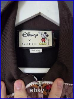 Gucci x Disney Mickey Mouse GG Supreme Jacket Size L Rare Cruise 2020