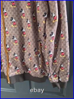 Gucci x Disney Mickey Mouse GG Supreme Jacket Size L Rare Cruise 2020
