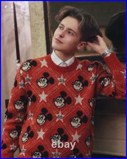 Gucci x Disney Mickey Mouse Wool Jumper Red/Orange (Size L)