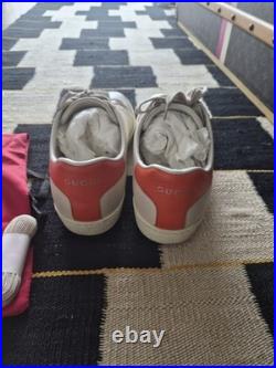 Gucci x Disney White Leather Mickey Mouse Ace Sneakers EU 40