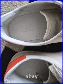Gucci x Disney White Leather Mickey Mouse Ace Sneakers EU 40