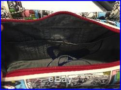 Harveys Disney Couture Mickey Mouse Color Comic Strip Seat Belt Bag Purse