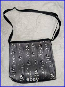 Harveys Disney Mickey Mouse Skeleton Black Crossbody Handbag