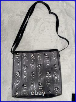 Harveys Disney Mickey Mouse Skeleton Black Crossbody Handbag