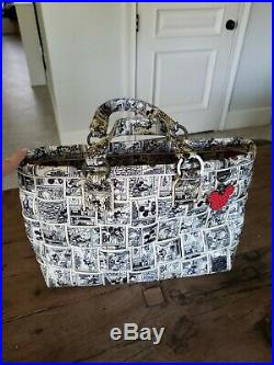 Harveys Seatbelt Bag Disney Couture Mickey Mouse black white Comic Strip