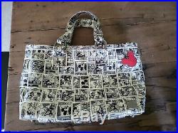 Harveys Seatbelt Bag Disney Couture Mickey Mouse black white Comic Strip