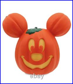 Huge Disney Mickey Mouse Light Up Jack O Lantern Pumpkin Halloween Decoration
