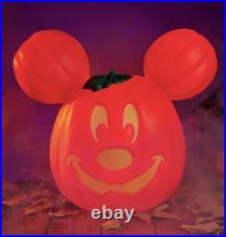 Huge Disney Mickey Mouse Light Up Jack O Lantern Pumpkin Halloween Decoration