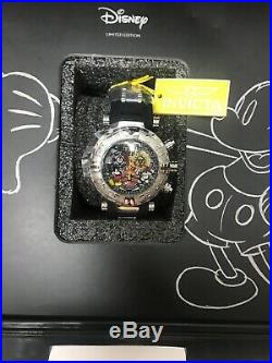 INVICTA Disney Mickey Mouse Limited Edition Skeleton Watch 22733 Waterproof Case