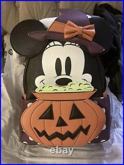 IN HAND Loungefly LASR Exclusive LE Disney Halloween Minnie Mouse Witch