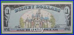 Immaculate Early 1990 Uncirculated Mickey Mouse Disney AA Banknote, Low Serial