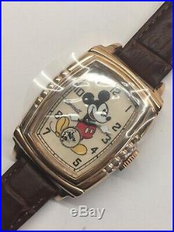 Ingersoll Mickey Mouse 30s Wrist Watch Watch Mechanical Disney New In Box