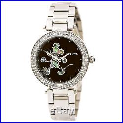 Invicta 23780 Women's Disney Black Dial Steel Bracelet Watch