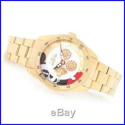 Invicta 25457 Disney Mickey Mouse Day Date Limited Edition Gold-Tone Mens Watch