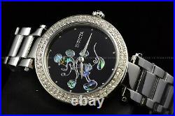 Invicta 38mm Women's Disney Limited Edition Micky Mouse Silver Black SS Watch