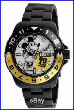 Invicta Disney 90 Years Limited Edition Men's Stainless Quartz Watch 28360 RARE