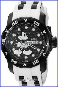 Invicta Disney Limited Edition 23765 Men's Black Mickey Silicone Pro Diver Watch