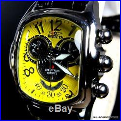 Invicta Dragon Lupah Disney Mickey Chronograph Yellow Swiss Movt LE Watch New