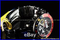 Invicta Men's 44mm Disney Limited Edition Micky Mouse Chronograph Black SS Watch