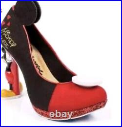 Irregular Choice Rare Disney COLLAB Mickey Mouse Heel UK 6/39 BNIB LTD EDITION