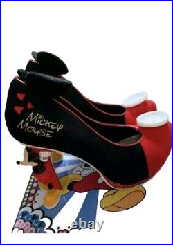 Irregular Choice Rare Disney COLLAB Mickey Mouse Heel UK 6/39 BNIB LTD EDITION