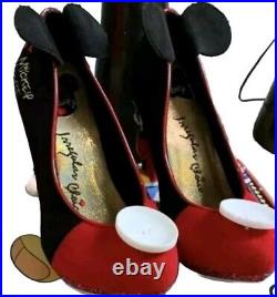 Irregular Choice Rare Disney COLLAB Mickey Mouse Heel UK 6/39 BNIB LTD EDITION