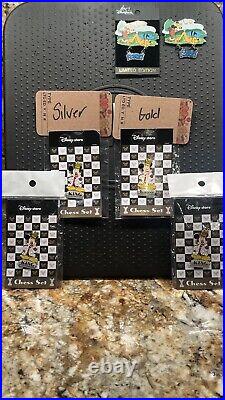JDS Japan Disney Store Chess Series Silver & Gold King Mickey Mouse 2 Pin 29529