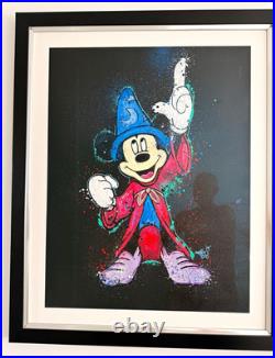 J&K Gallery Ltd Disney Mickey Mouse Framed Art Print 1989 100x81x3cm glass seal