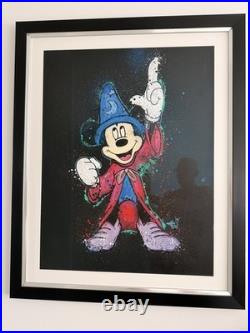 J&K Gallery Ltd Disney Mickey Mouse Framed Art Print 1989 100x81x3cm glass seal