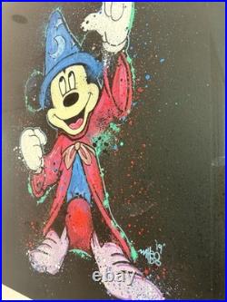 J&K Gallery Ltd Disney Mickey Mouse Framed Art Print 1989 100x81x3cm glass seal