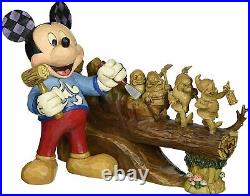 Jim Shore Disney Mickey Mouse Carving Seven Dwarfs NRFB Retired RARE 4046045