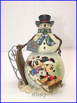 Jim Shore Disney Showcase Mickey & Minnie Mouse A Sporting Good Time Figurine