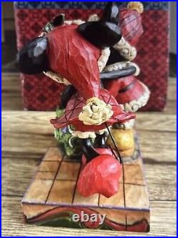 Jim Shore Disney Traditions A Christmas Kiss Mickey & Minnie Mouse 6.5