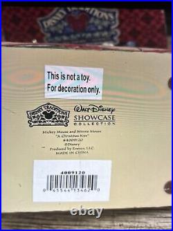 Jim Shore Disney Traditions A Christmas Kiss Mickey & Minnie Mouse 6.5