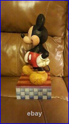 Jim Shore Disney Traditions Mickey Mouse Big Smile Big Heart Big Fig Figure