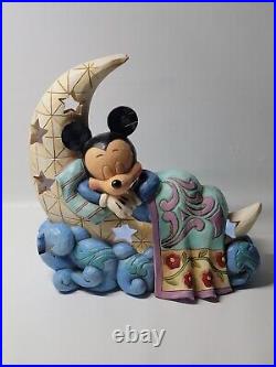Jim Shore Disney Traditions Mickey Mouse Sleep Tight Little One Moon 4043662