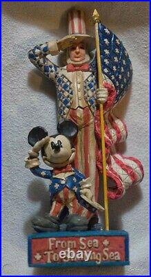 Jim Shore Disney Traditions Mickey Mouse Uncle Sam American Originals 4004152