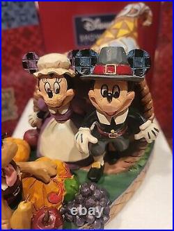 Jim Shore Holiday Harvest 4051981 Thanksgiving Mickey Mouse