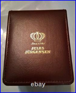 Jules Jurgensen Disney Mickey Mouse Watch Gold Plated Quartz Wristwatch With Box