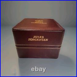 Jules Jurgensen Disney Mickey Mouse Watch Gold Plated Quartz Wristwatch With Box