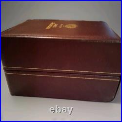 Jules Jurgensen Disney Mickey Mouse Watch Gold Plated Quartz Wristwatch With Box