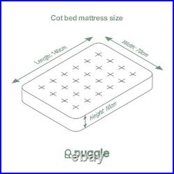 Junior Toddler Bed Disney Mickey Mouse Wooden Cot Frame 10cm Mattress White
