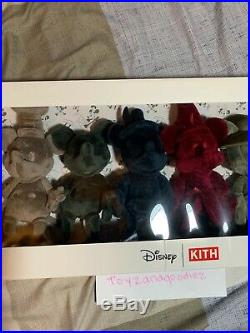 KITH x Disney Mickey Mouse Through the Ages Plush Set 100 Made IN HAND SHIP ASAP