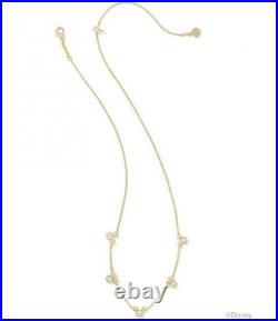 Kendra Scott Disney Mickey Minnie Mouse Gold Strand Collar Necklace Women