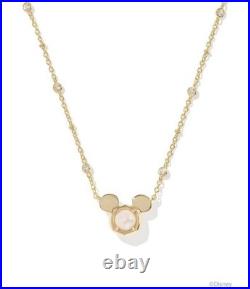 Kendra Scott Disney Mickey Mouse Pearl Pendant Necklace White Choker